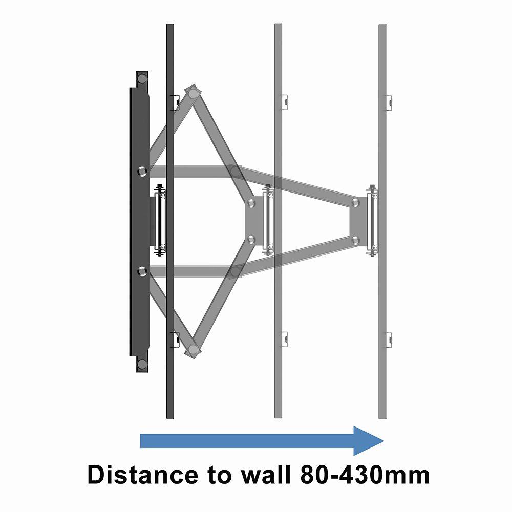 Soporte Tv Doble Brazo 32'' Hasta 70'' Con inclinación-6