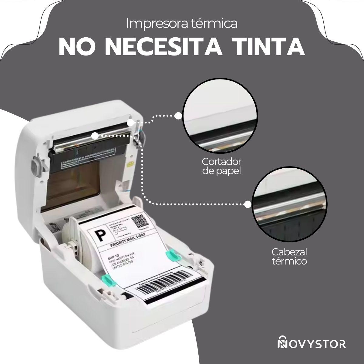Impresora Térmica Xprinter 420b 100mm Etiquetas Adhesivas-6