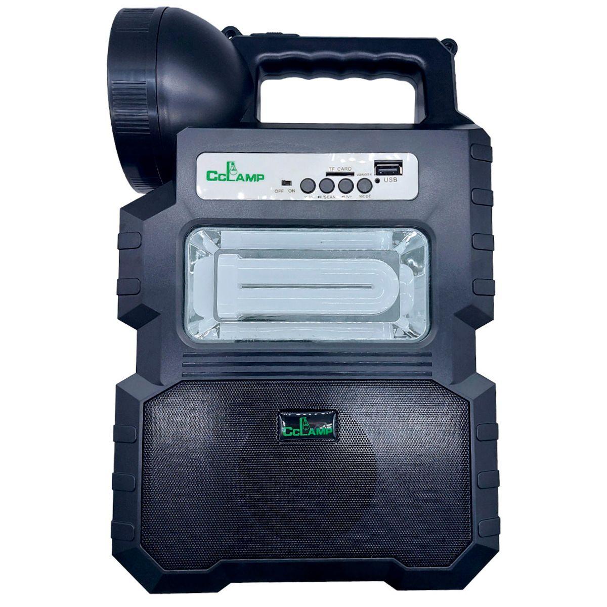 Kit Solar De Camping Emergencia Bluetooth+radio+linterna+usb-1