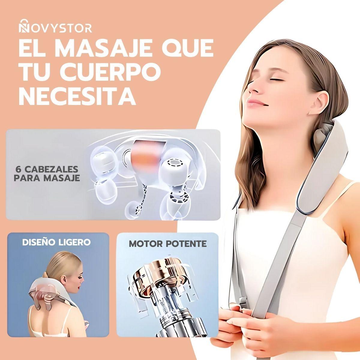 Masajeador Inalámbrico Para Cuello y Cervical con Calor-2