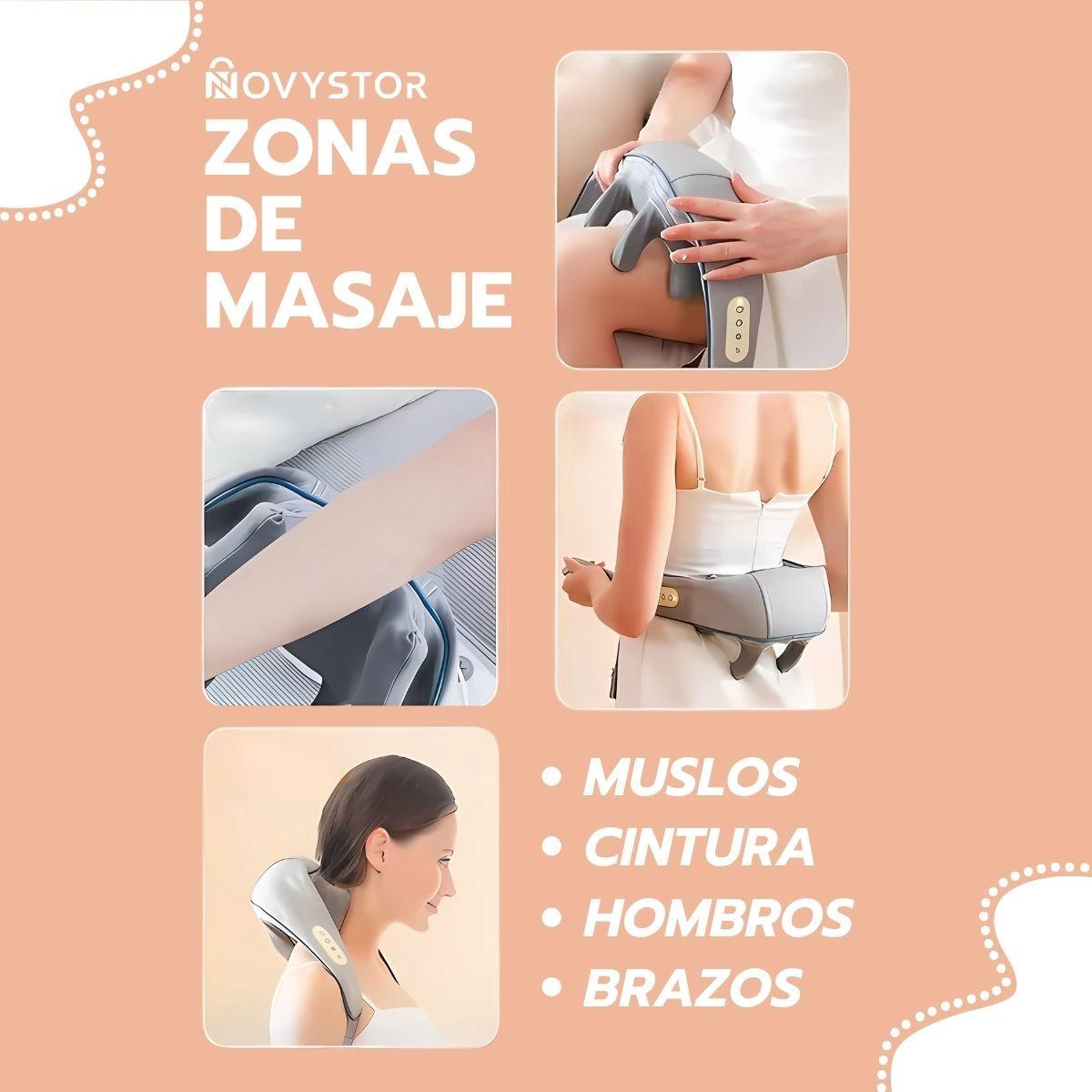 Masajeador Inalámbrico Para Cuello y Cervical con Calor-4