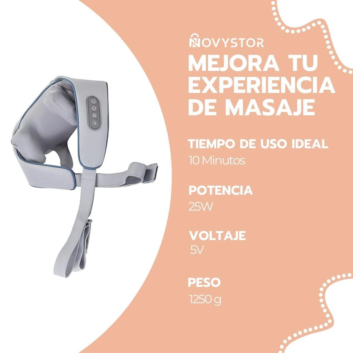 Masajeador Inalámbrico Para Cuello y Cervical con Calor-5