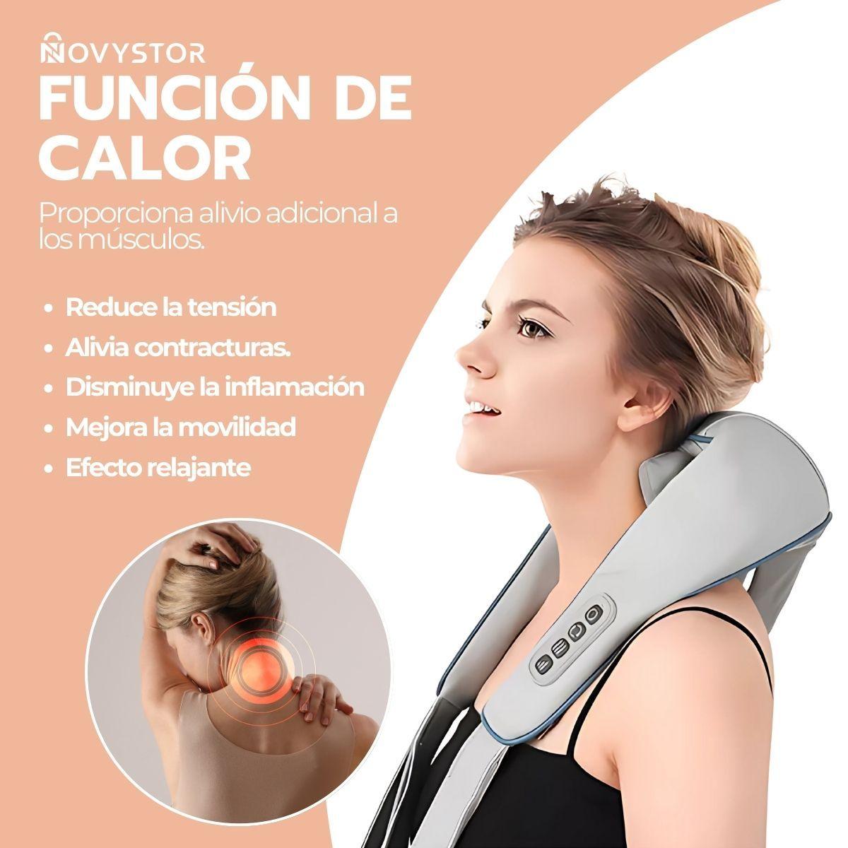 Masajeador Inalámbrico Para Cuello y Cervical con Calor-6