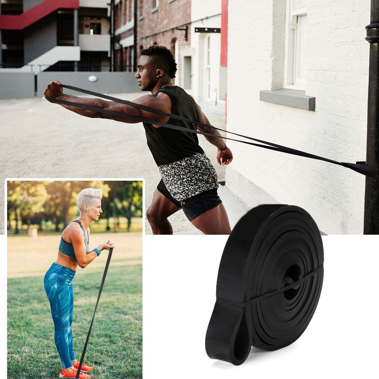 Bandas Elásticas De Resistencia Crossfit Calistenia Negra-3