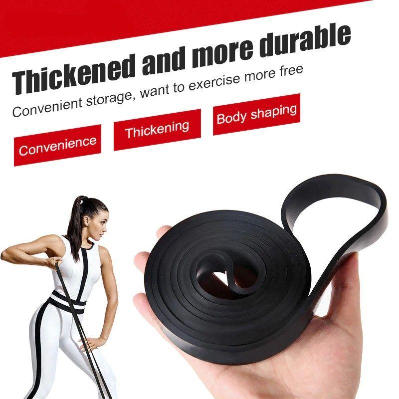 Bandas Elásticas De Resistencia Crossfit Calistenia Negra-4