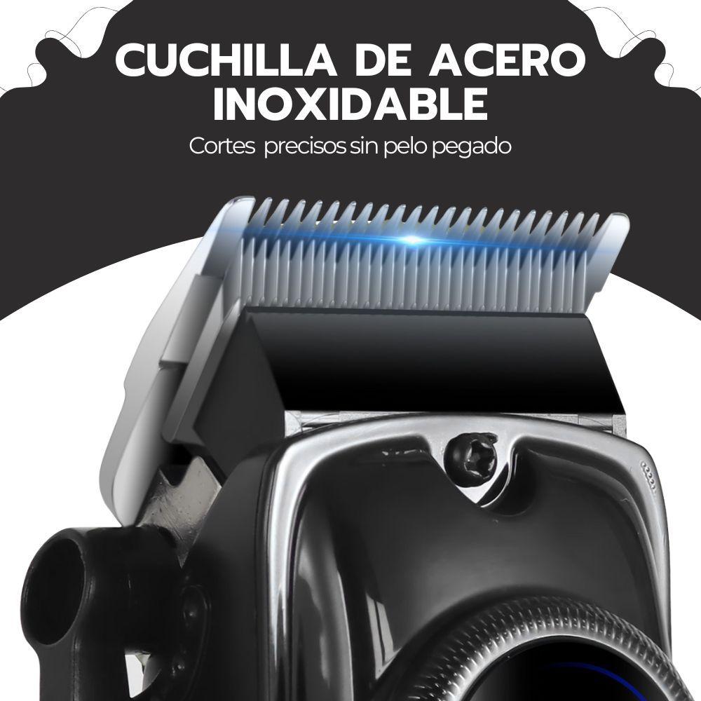 Cortadora De Pelo Digital Pantalla LCD Recargable USB Pro-5