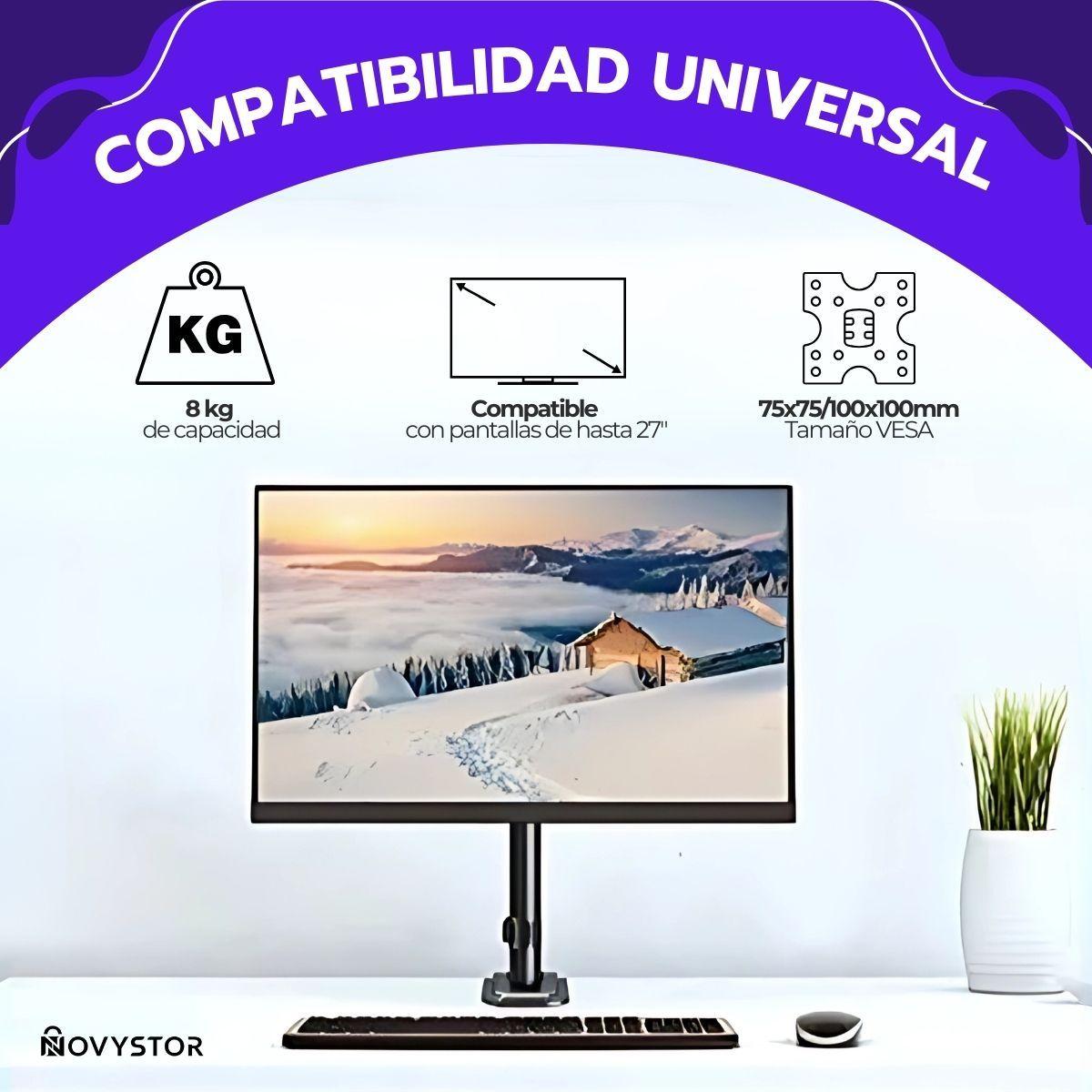 Soporte para TV/Monitor de 13" a 27"-4