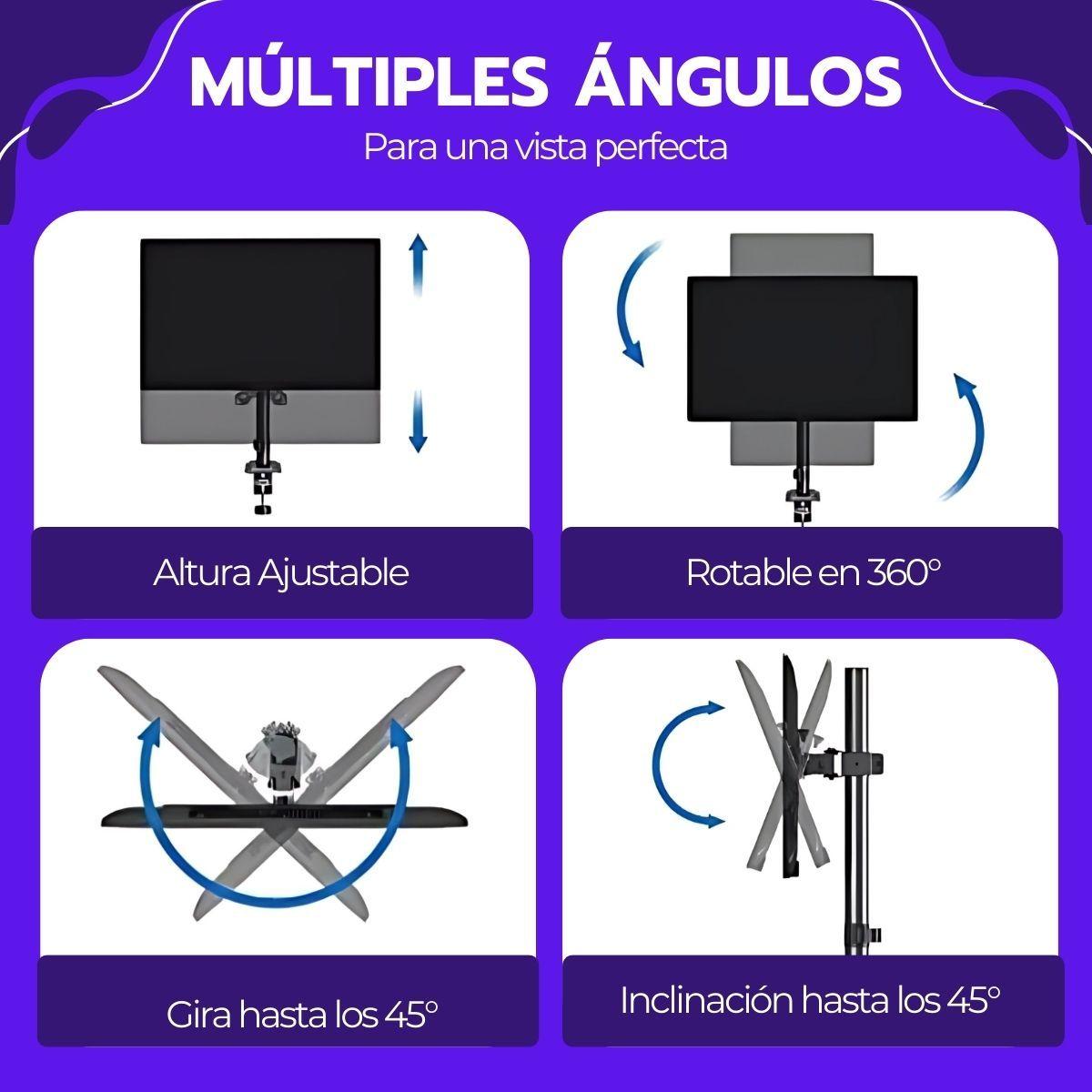Soporte para TV/Monitor de 13" a 27"-7