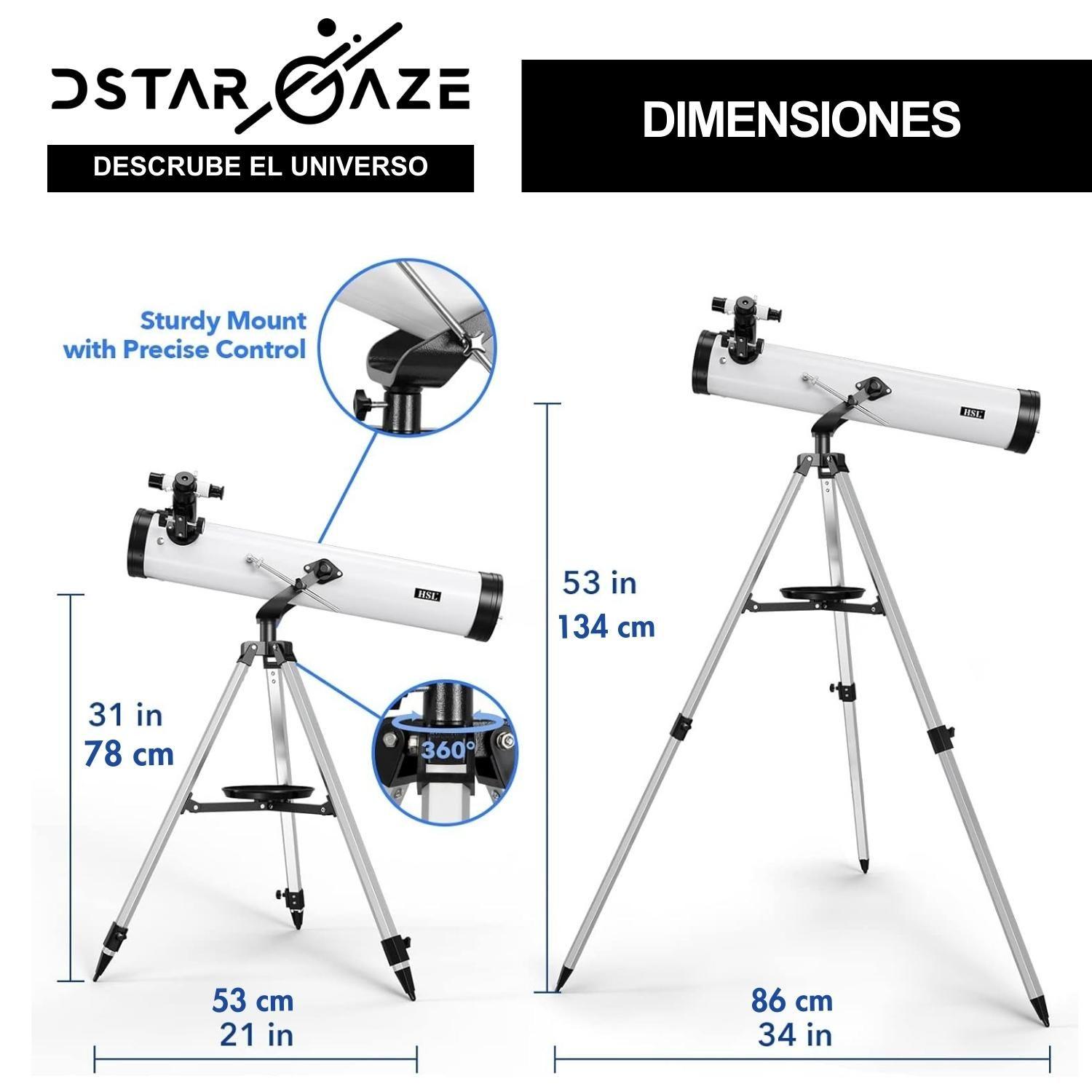 Telescopio Astronómico Profesional F70076-6