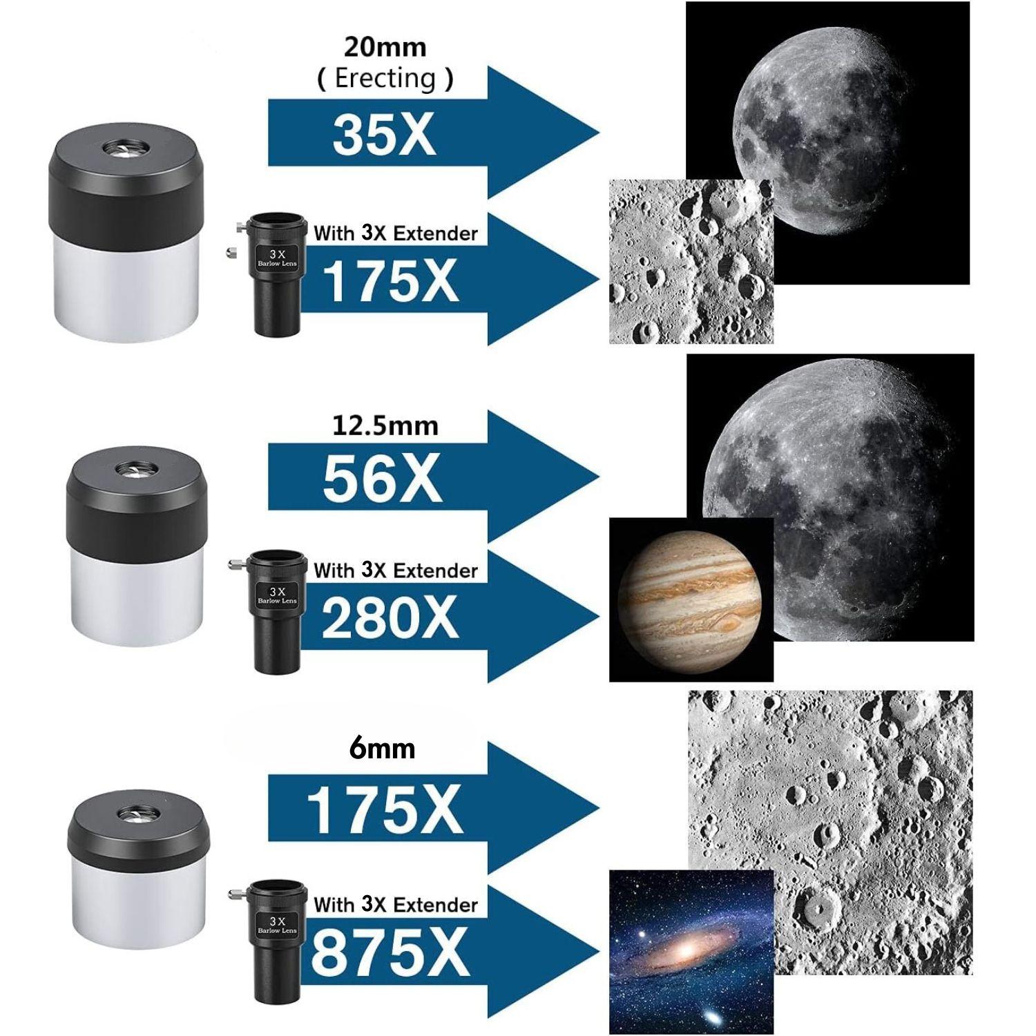 Telescopio Astronómico Profesional F70076-9