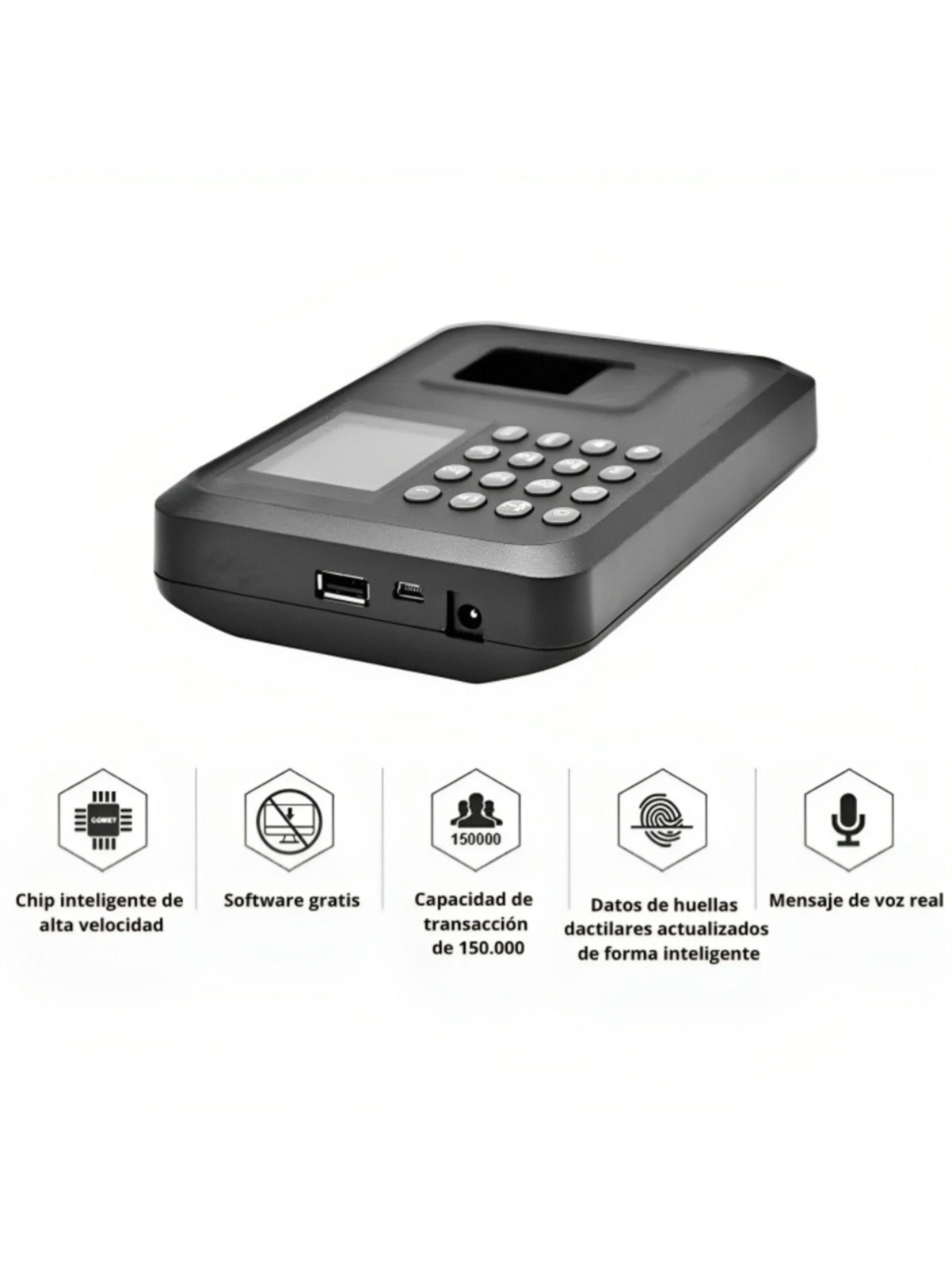 Reloj Control Asistencia Huella Digital Biométrico SXC-08049-2