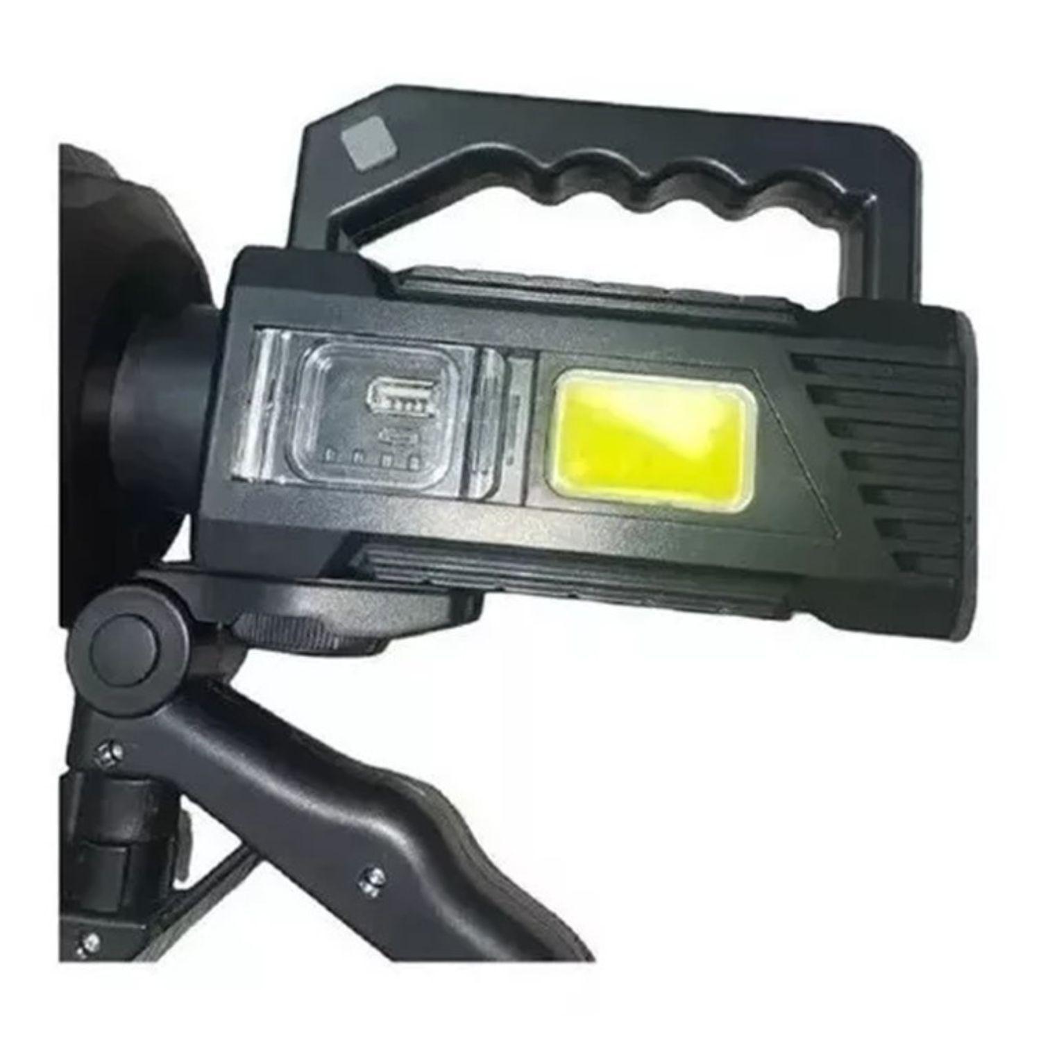 Lampara de mano usb 150 W Linterna Foco Led  Multifuncional-5