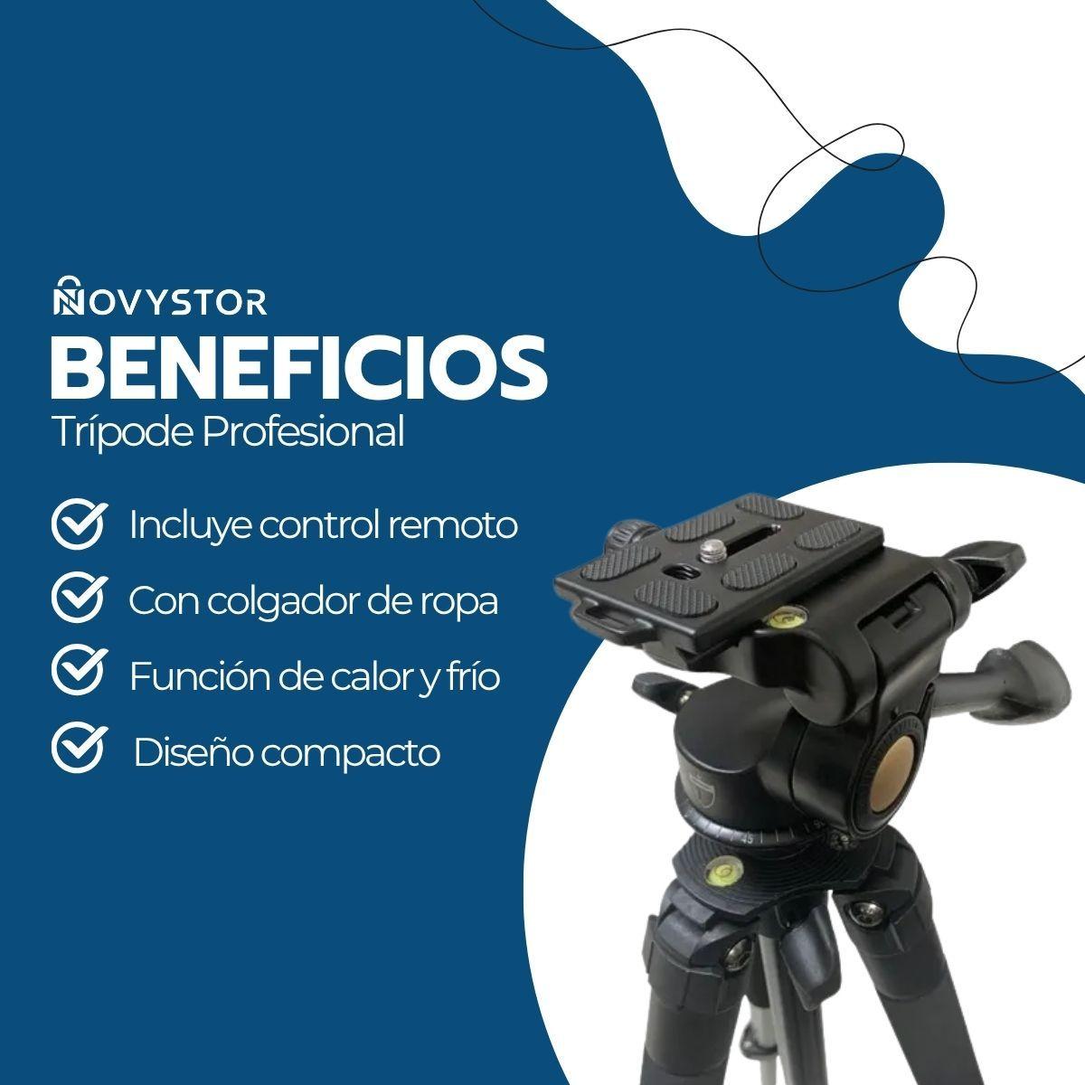 Trípode Profesional Para Cámara Teléfono Video Universal-3