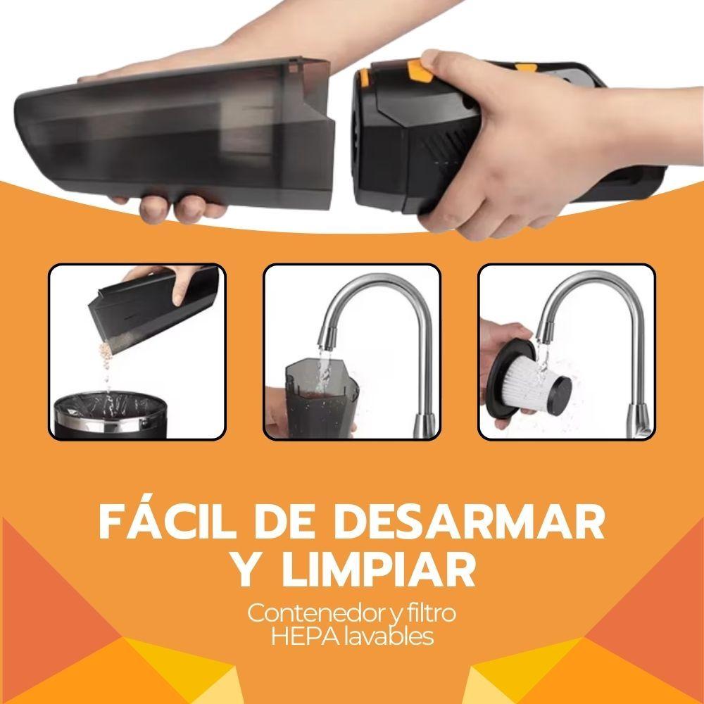 Aspiradora De Mano  Auto Inalámbrica Multifuncional Portátil-4