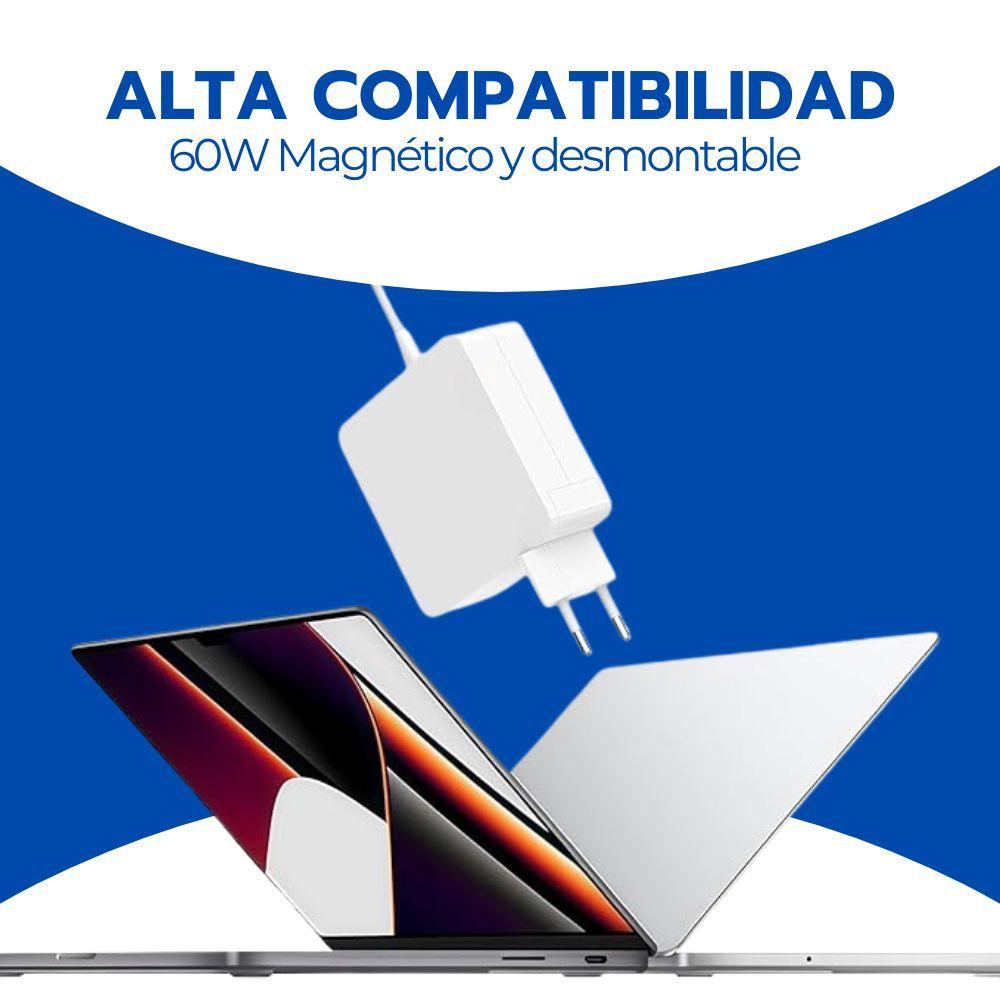 Cargador Para Macbook y Laptop 60W Conector Magnético-7