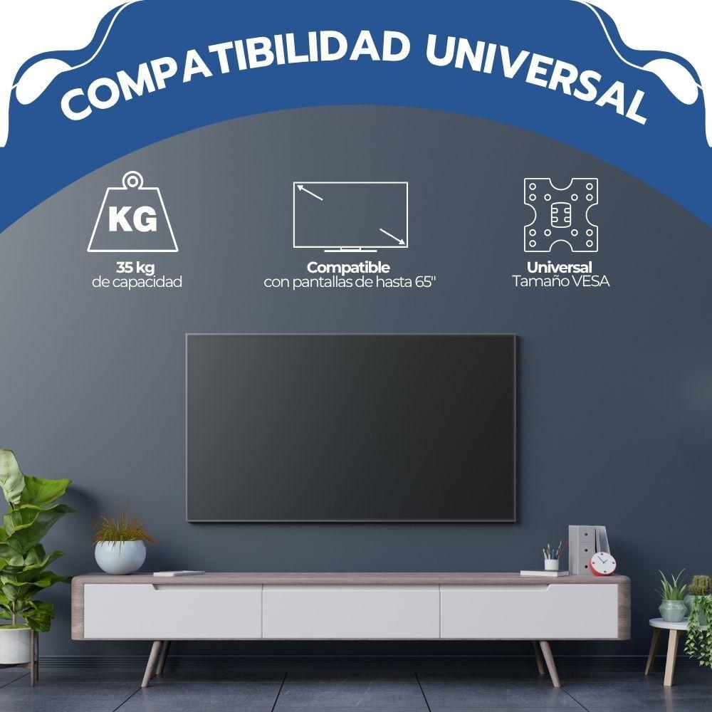 Soporte TV Articulado 26-65 Pulgadas Acero Brazo Doble-4