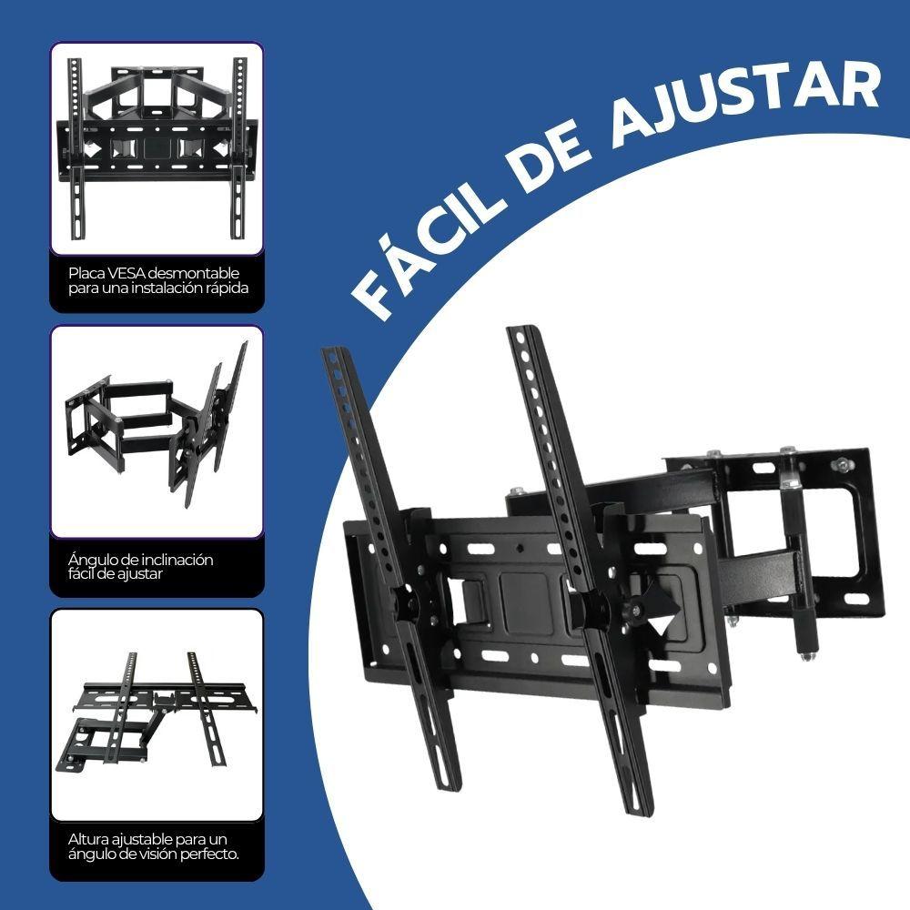 Soporte TV Articulado 26-65 Pulgadas Acero Brazo Doble-5