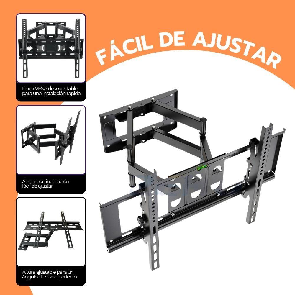Soporte TV Doble Brazo 32-80" Articulado Acero Resistente-5
