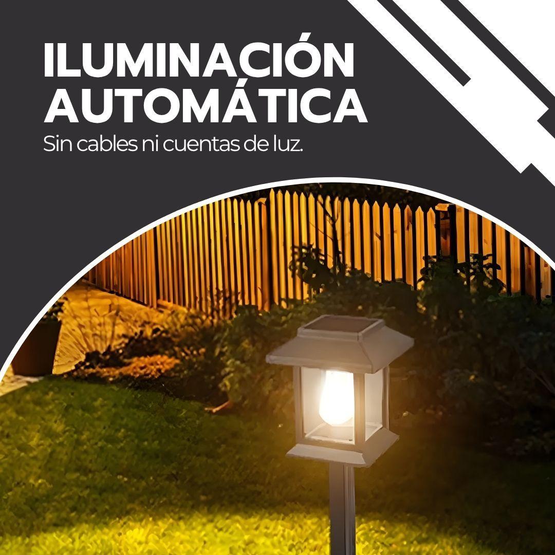 Lámpara Solar Led Estaca Estaca Jardín Parque-4