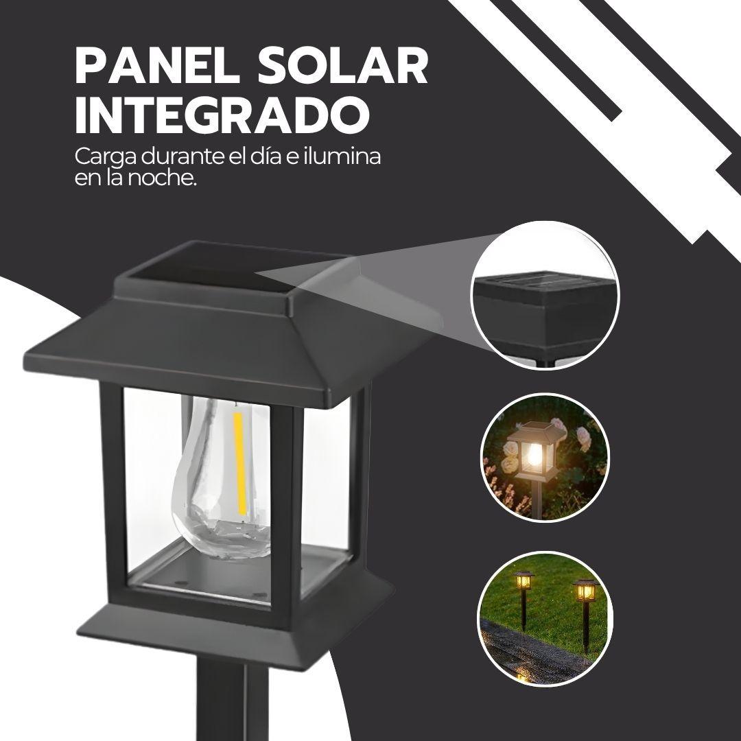 Lámpara Solar Led Estaca Estaca Jardín Parque-5