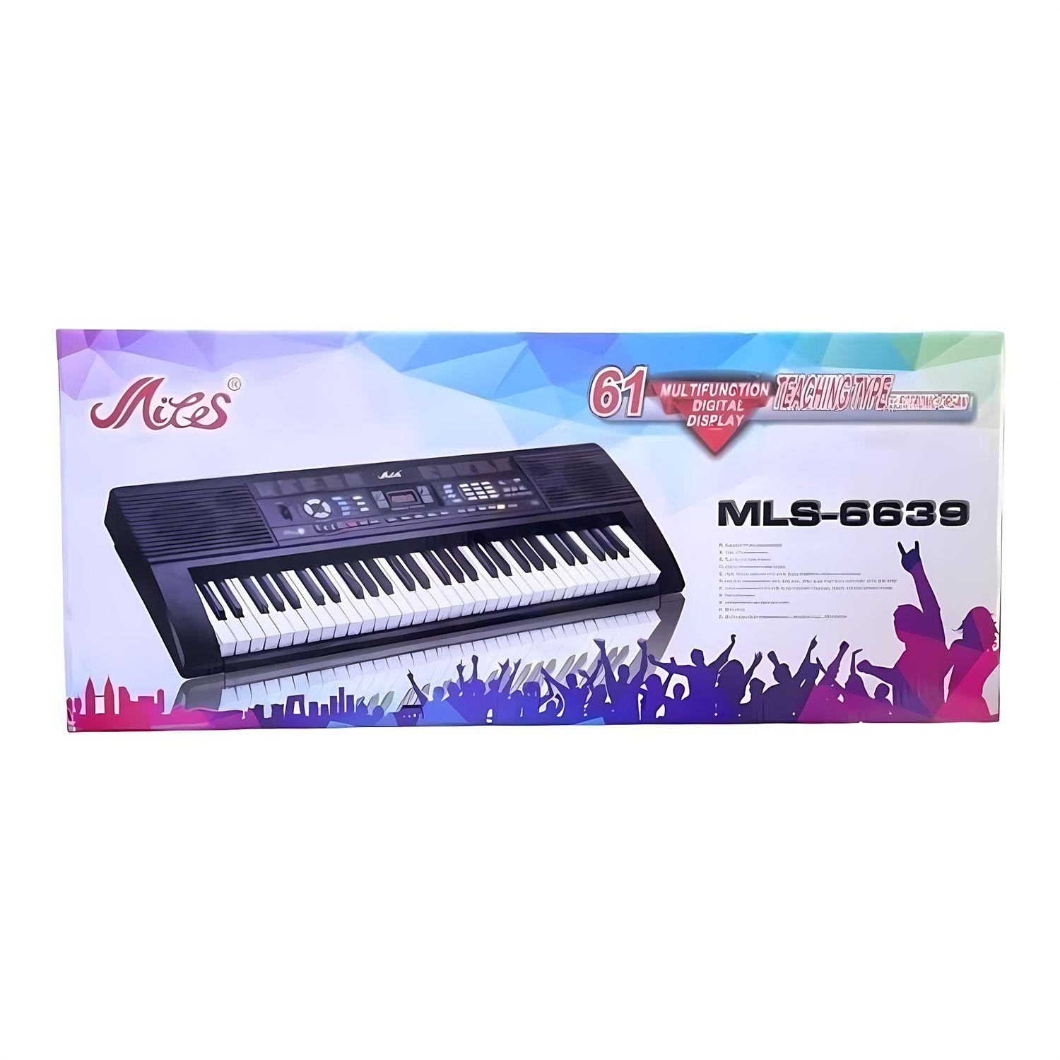 Piano Eléctrico 61 teclas teclado Musical MLS polifónico-1