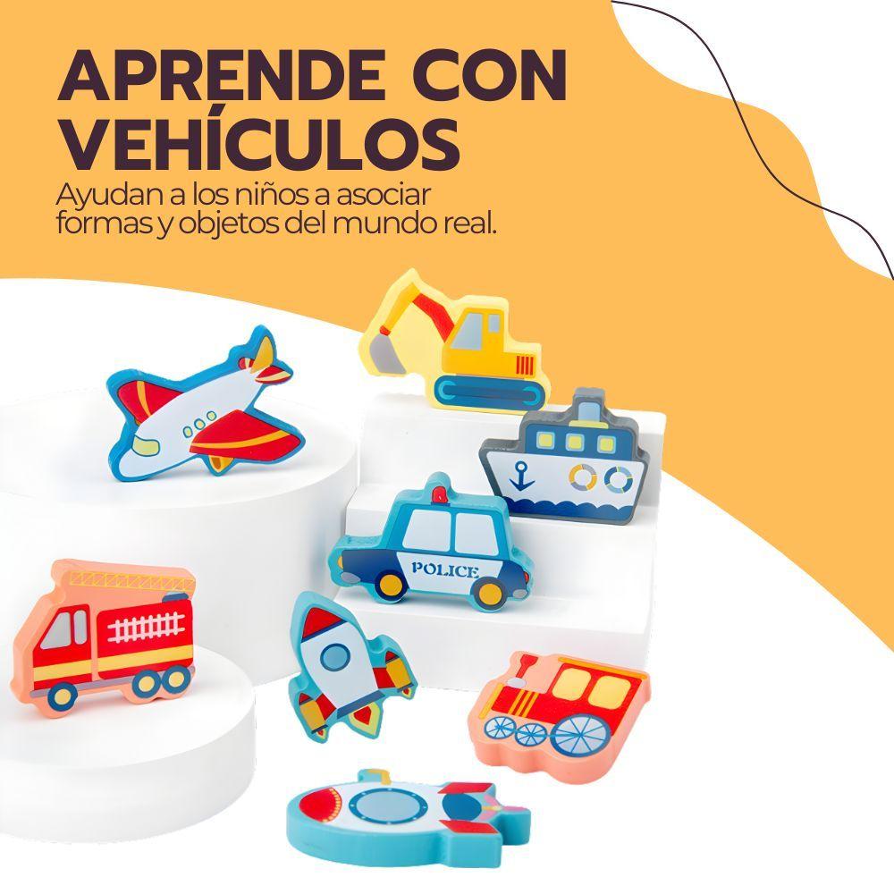 Tablero Educativo Infantil Monterossi 7 en 1 de Madera-6