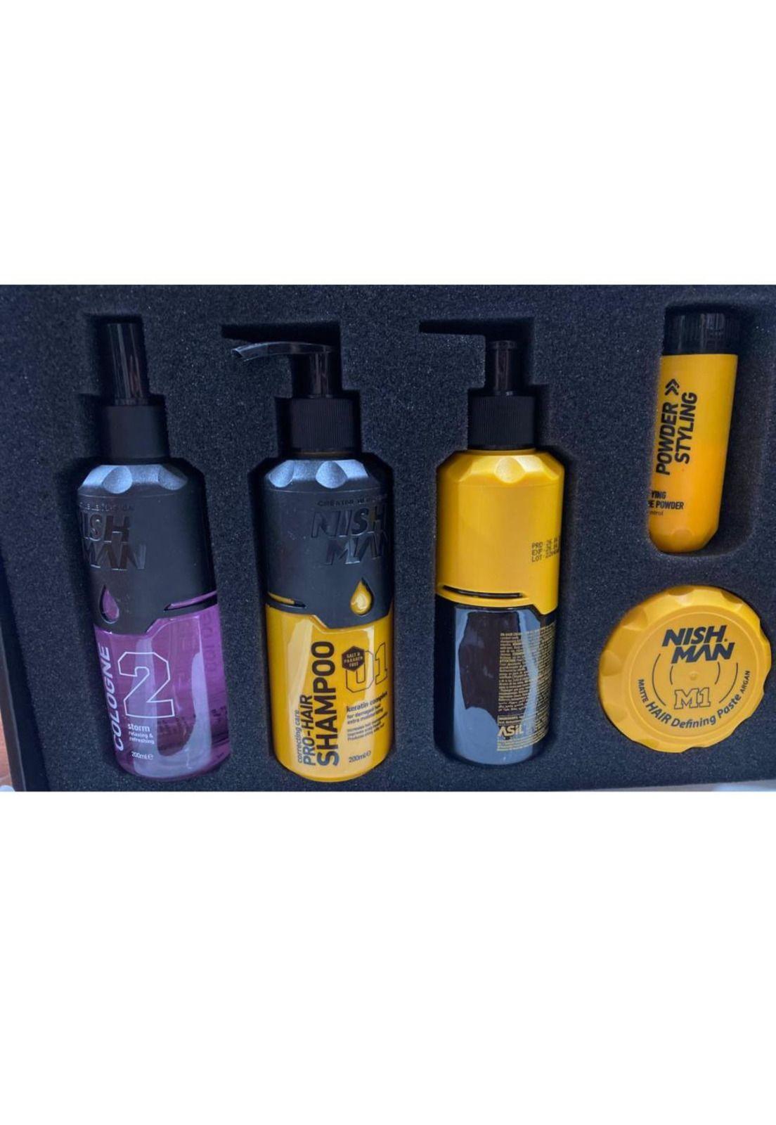 Set Cuidado Capilar Y Corporal Element Groom Nishman-2