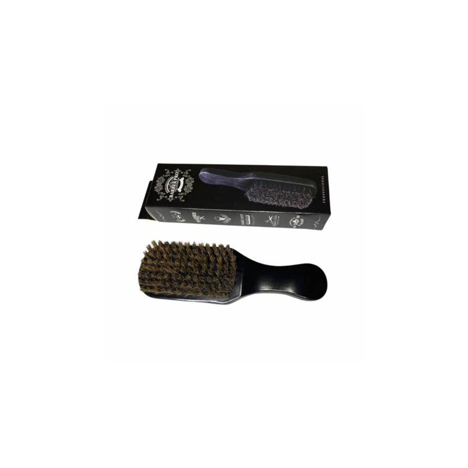 Cepillo Para Peinar Barba Con Mango Barbería-0