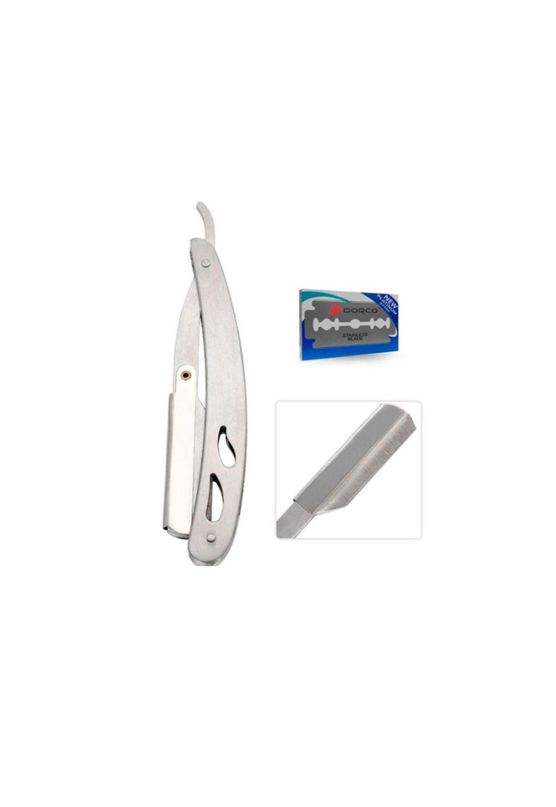 Porta Navaja/Navajin Metálica + 10 Repuesto Dorco-2