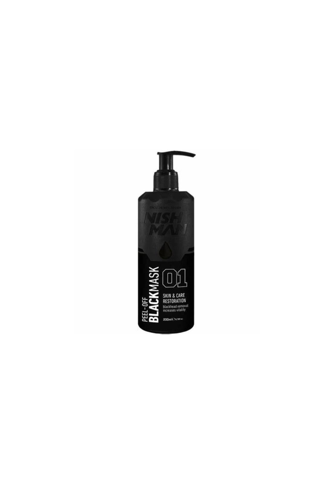 Nishman Máscara Facial Peel-off N°01 Black 200 Ml-1