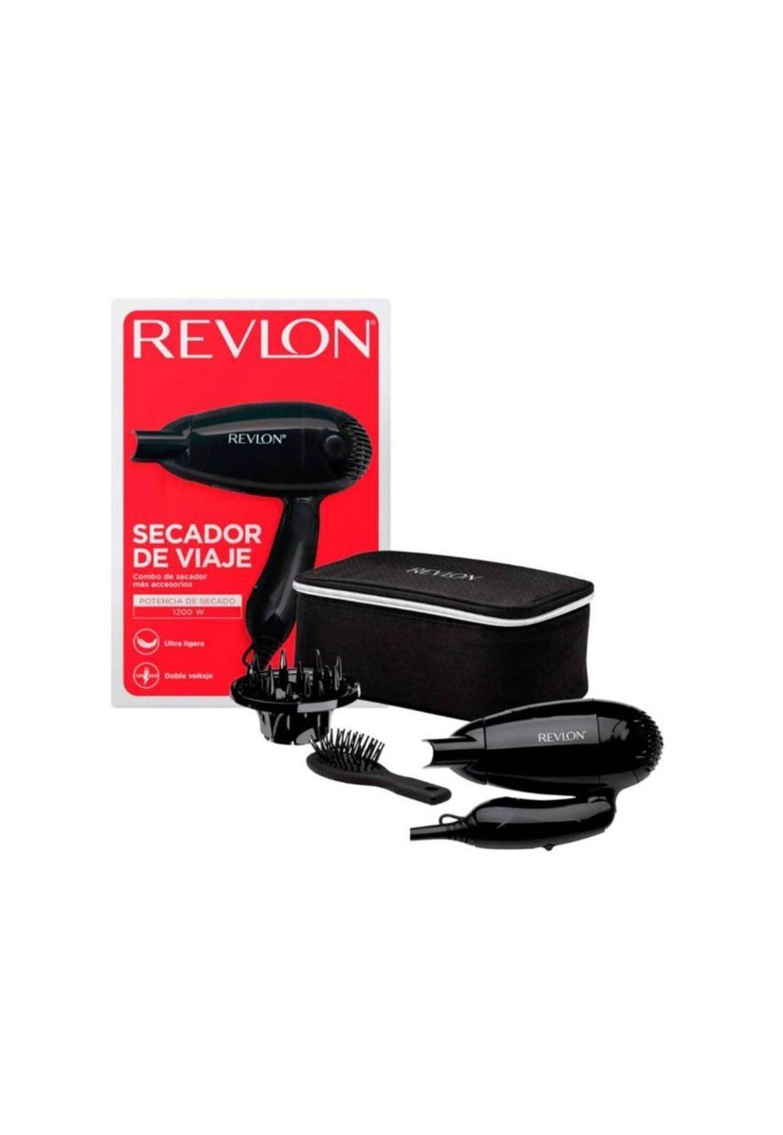 Secador Pelo Cabello Bolso Viaje Accesorios Portatil Revlon-2