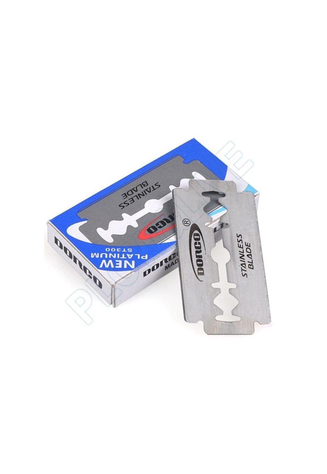 100 Hojas De Afeitar Dorco Para Navajas/navajin Azul-1