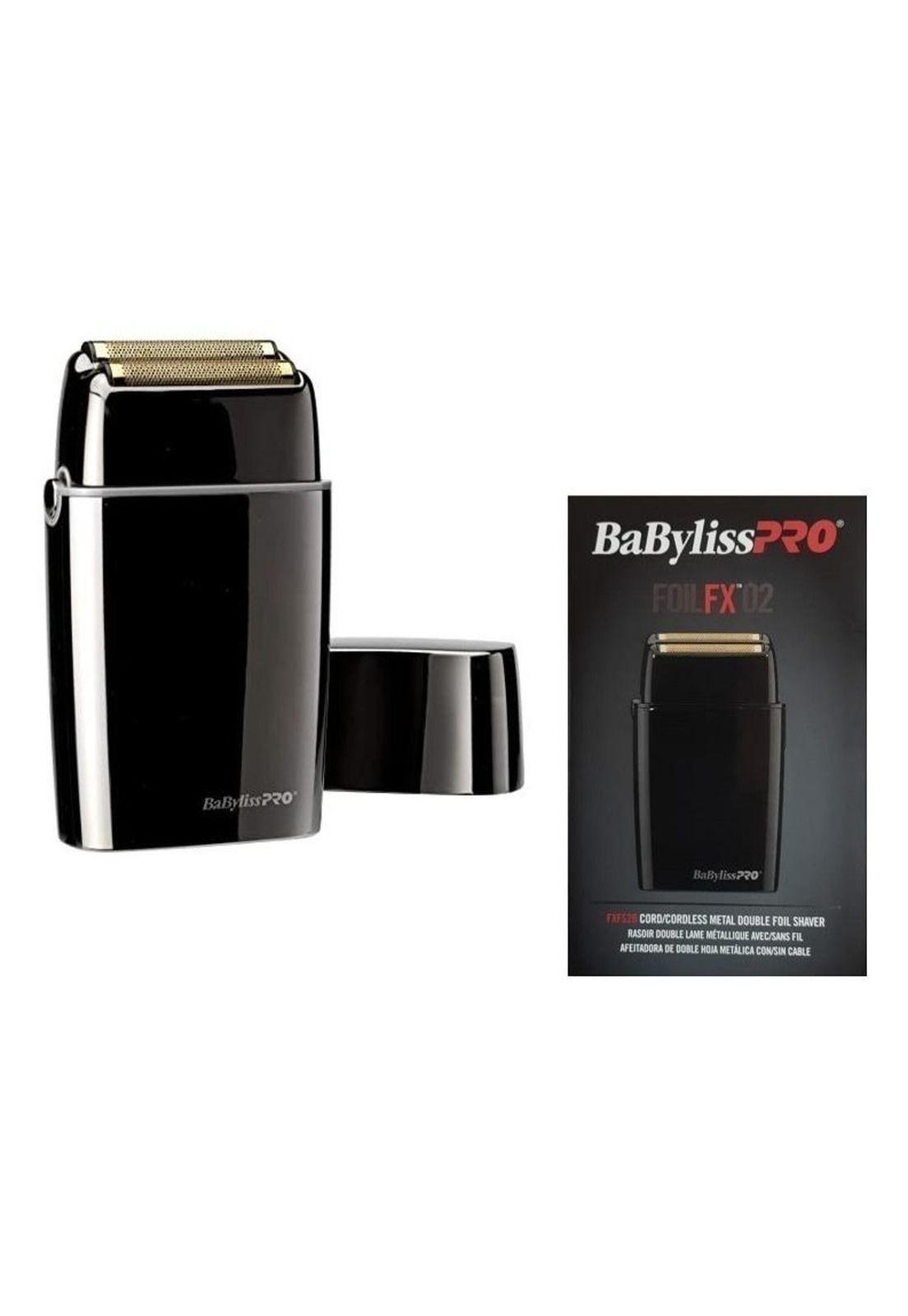 Afeitadora Métalica Doble Hoja Inalámbrica Babylisspro Negro-0