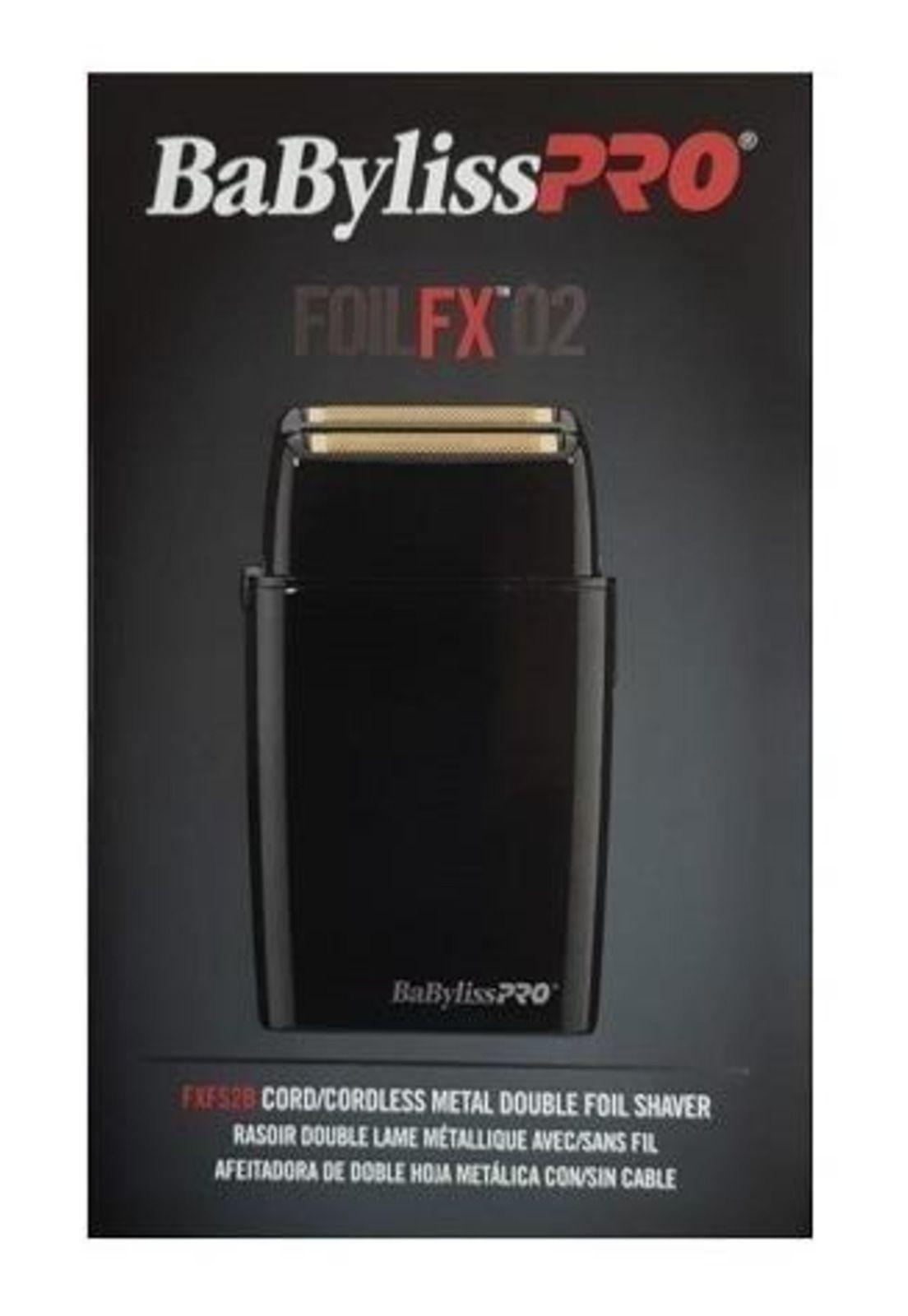 Afeitadora Métalica Doble Hoja Inalámbrica Babylisspro Negro-2