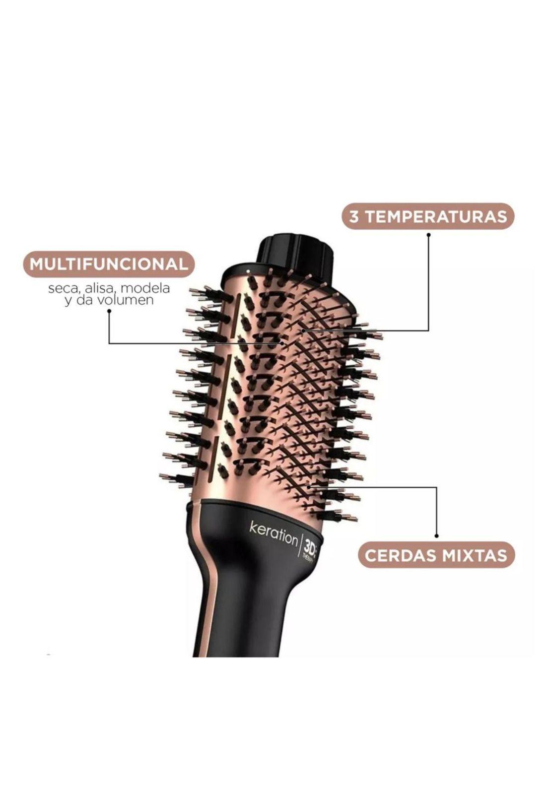 Cepillo Secador Modelador Y Voluminizador Gama Keration 3d-3