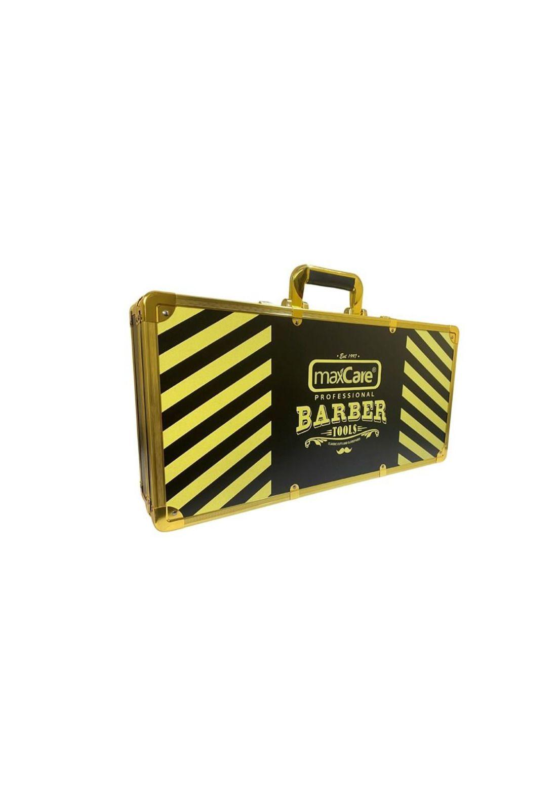 Maletín Organizador Para Barbería Maxcare Aluminio Golden-0