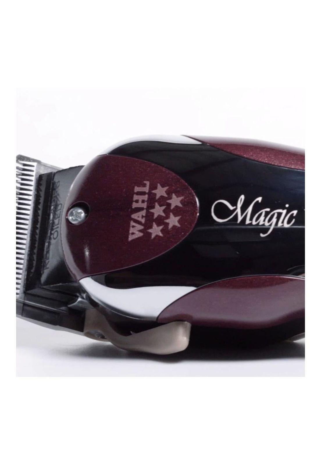 Cortadora de cabello Wahl 5 Star Magic Clip plata y roja 220V-5