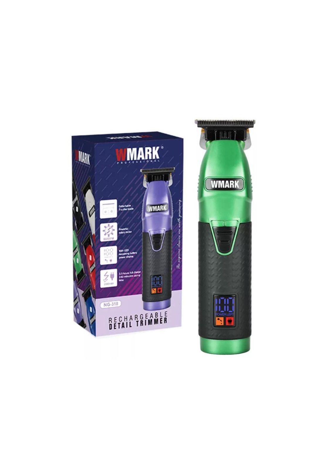 Máquina Patillera Trimmer Profesional Wmark Ng 318 Verde-1