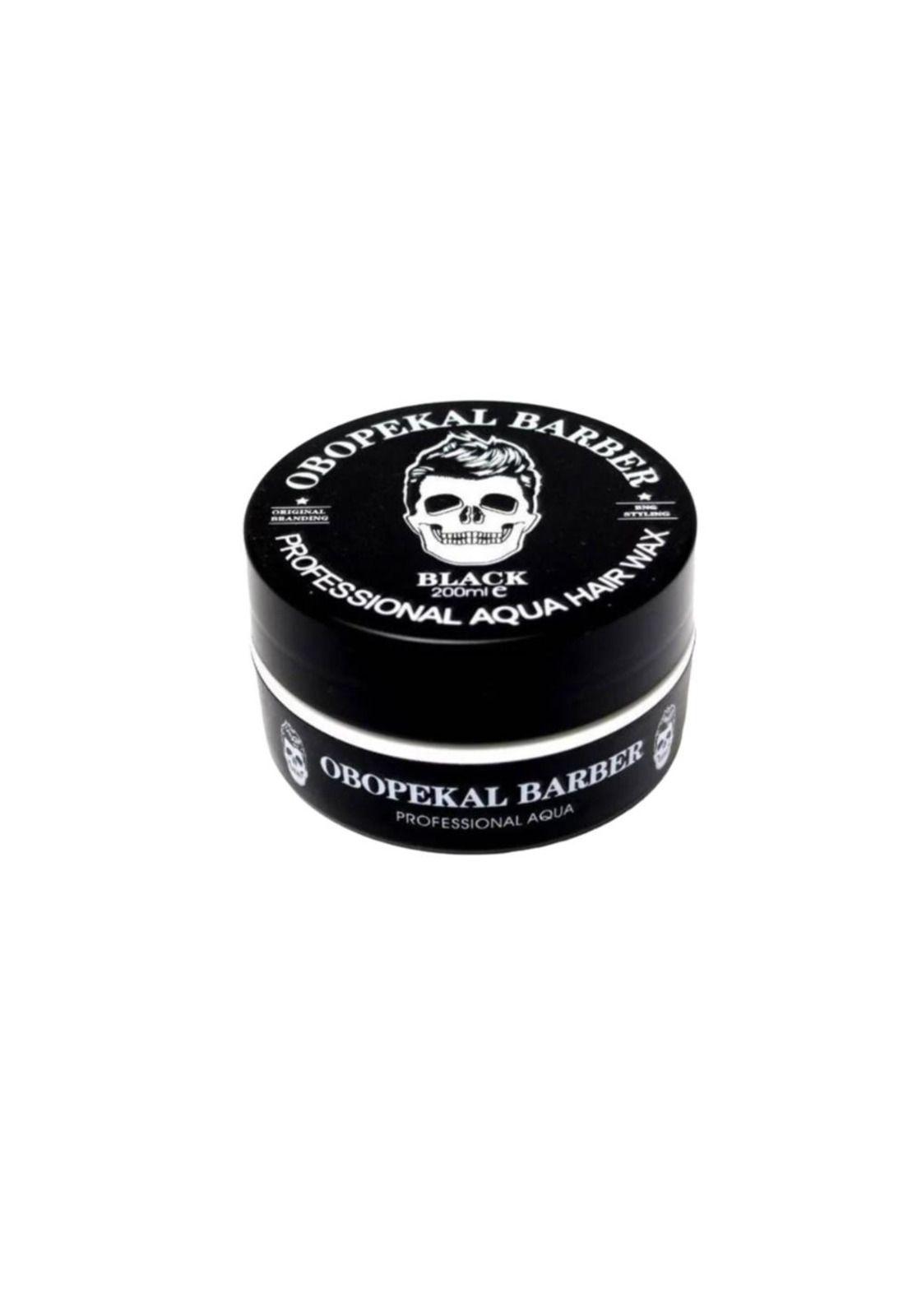 Obopekal Cera Para Cabello Gel Negro Pomada Capilar Barbería-1