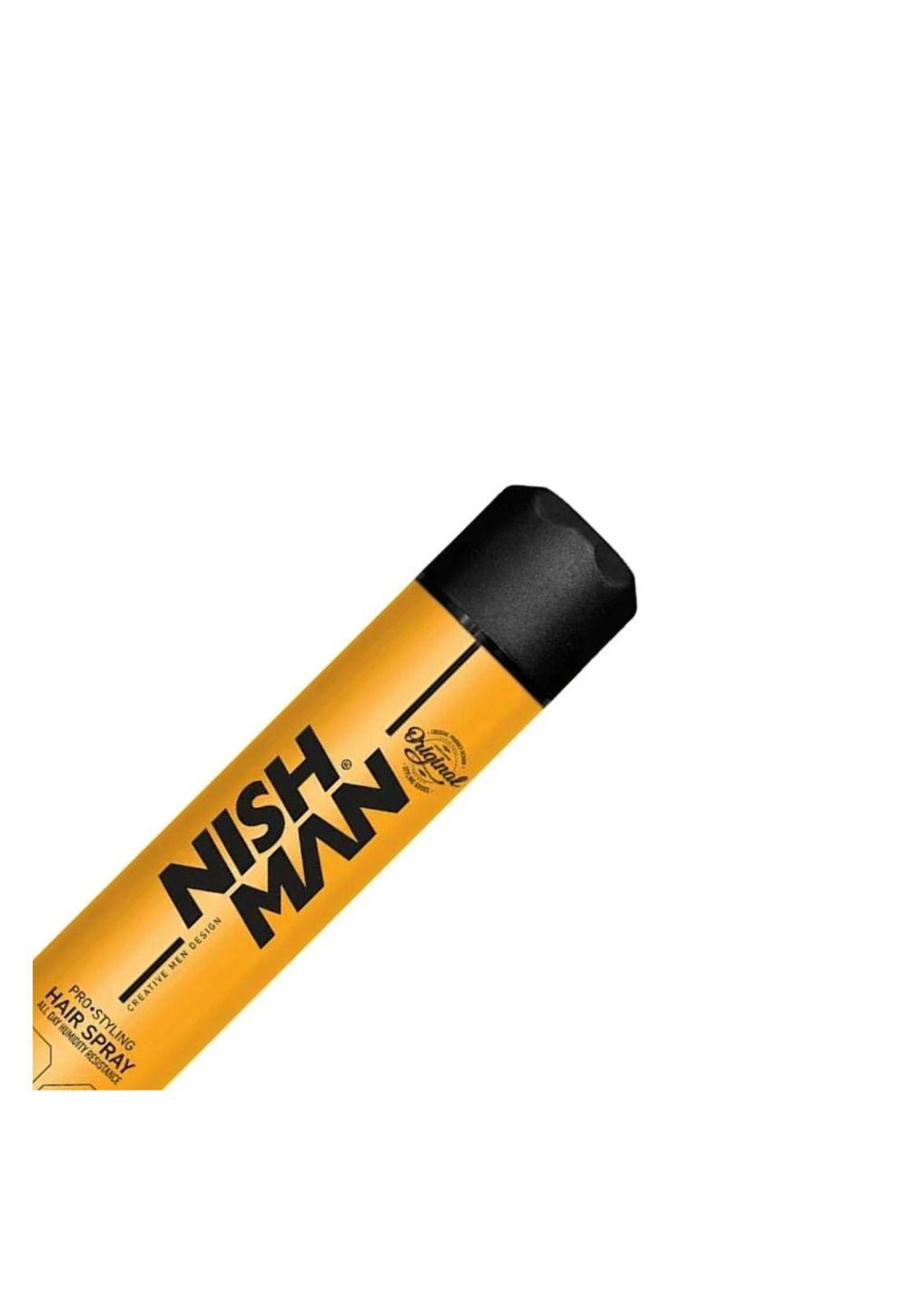 Laca NishMan Pro Styling Hair Spray 04 Extra Duro 400 ML-2