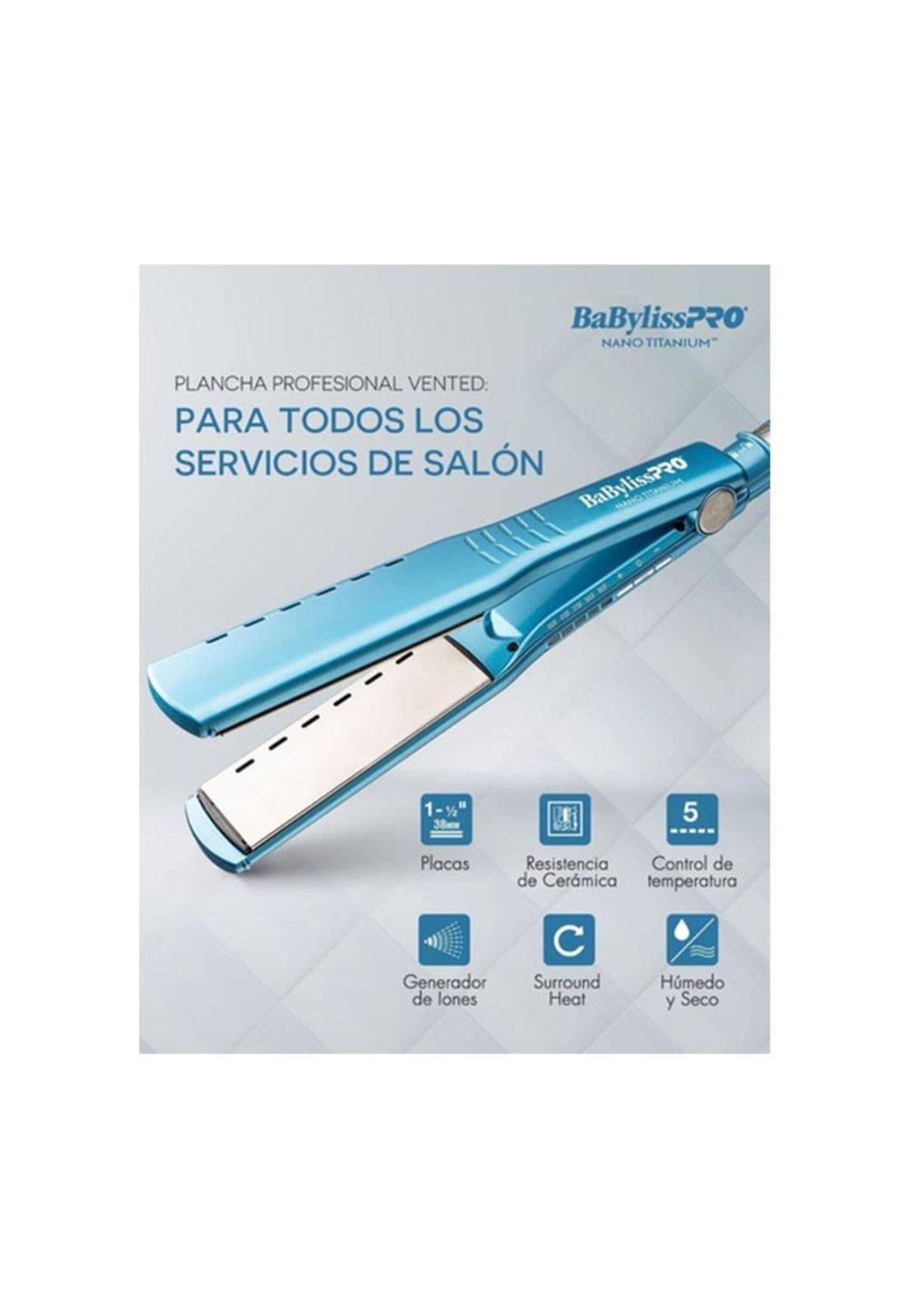 Plancha Iónica Wet & Dry 38mm BabylissPro BNT4093TUZ-3