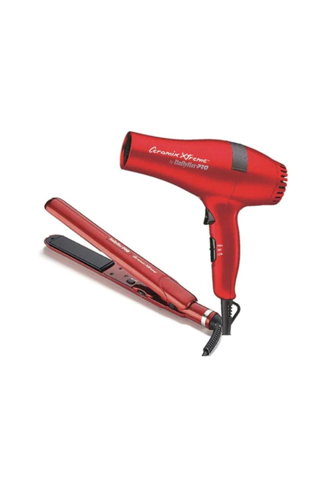 Kit Babyliss Secador Pelo Profesional + Plancha Alisado CERAMIX XTREME-0