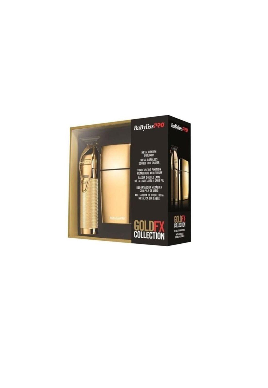 Combo Babyliss Pro Gold Maquina De Cortapelo + Trimmer + Shaver-4