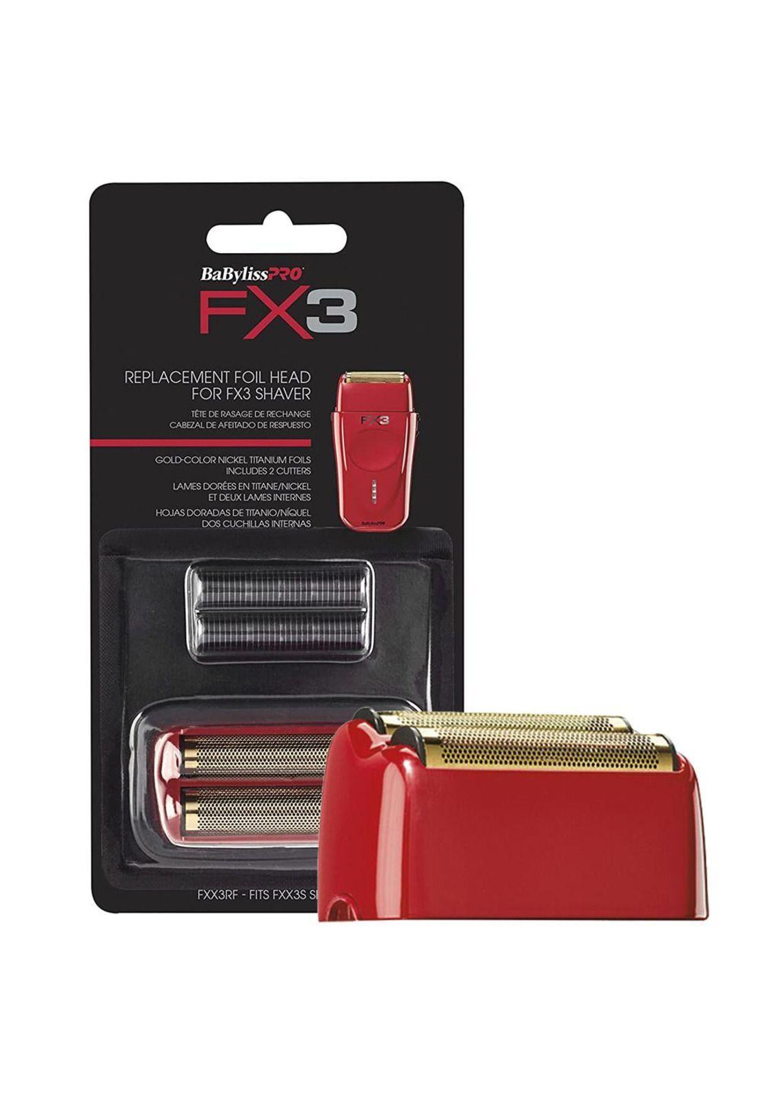 Repuesto Cabezal Y Cuchillas Shaver Afeitadora Babyliss Fx3-0