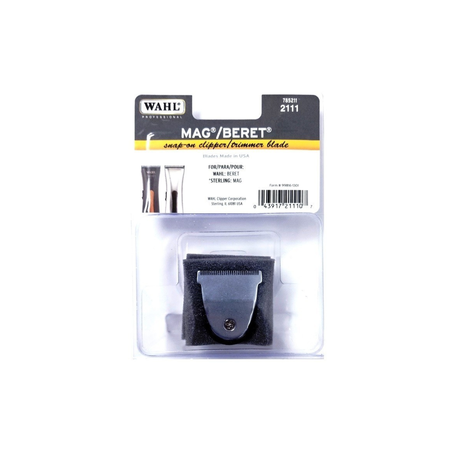 Cuchilla Para Máquina Cortar Pelo Wahl Beret Original-1