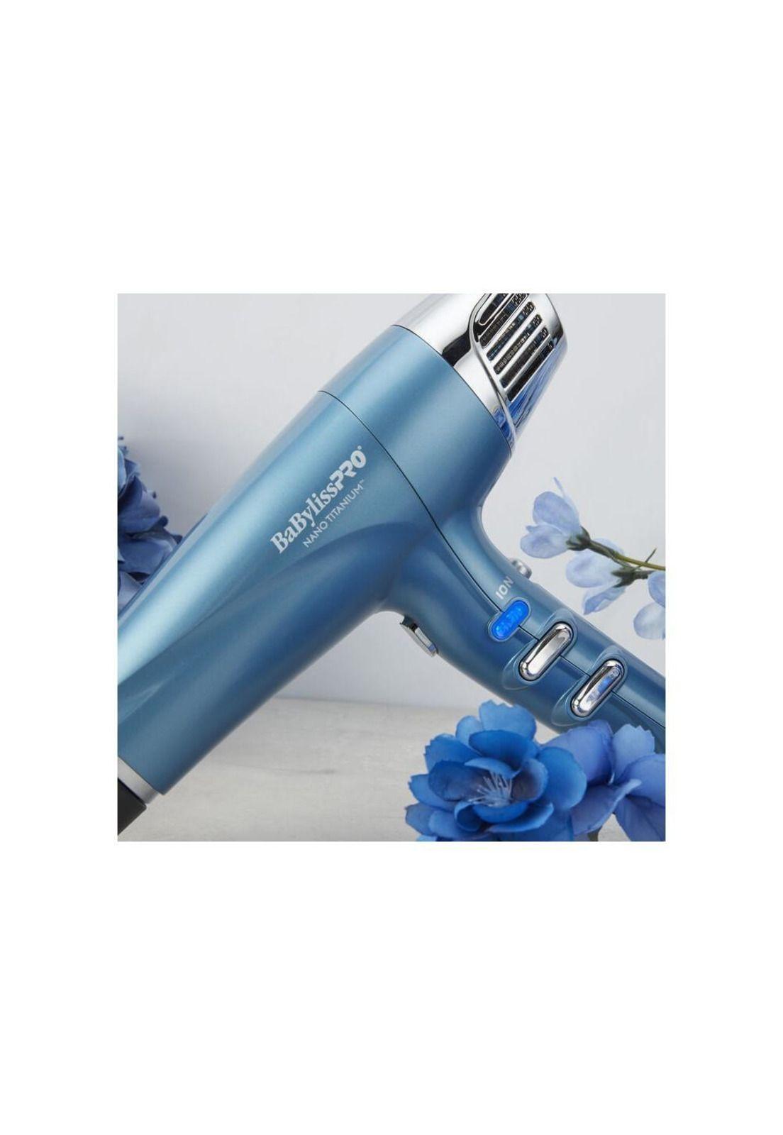 Secador De Pelo BabylissPro 1700W Dual Ionic Nano titanium-1