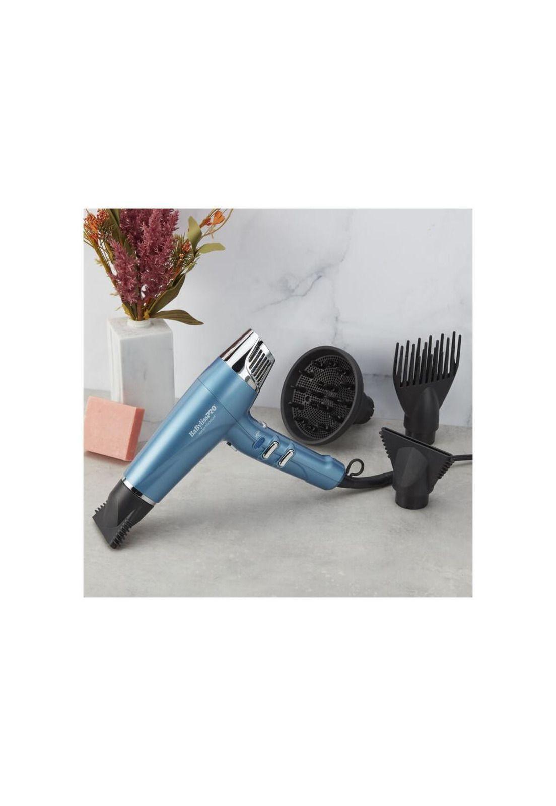 Secador De Pelo BabylissPro 1700W Dual Ionic Nano titanium-4