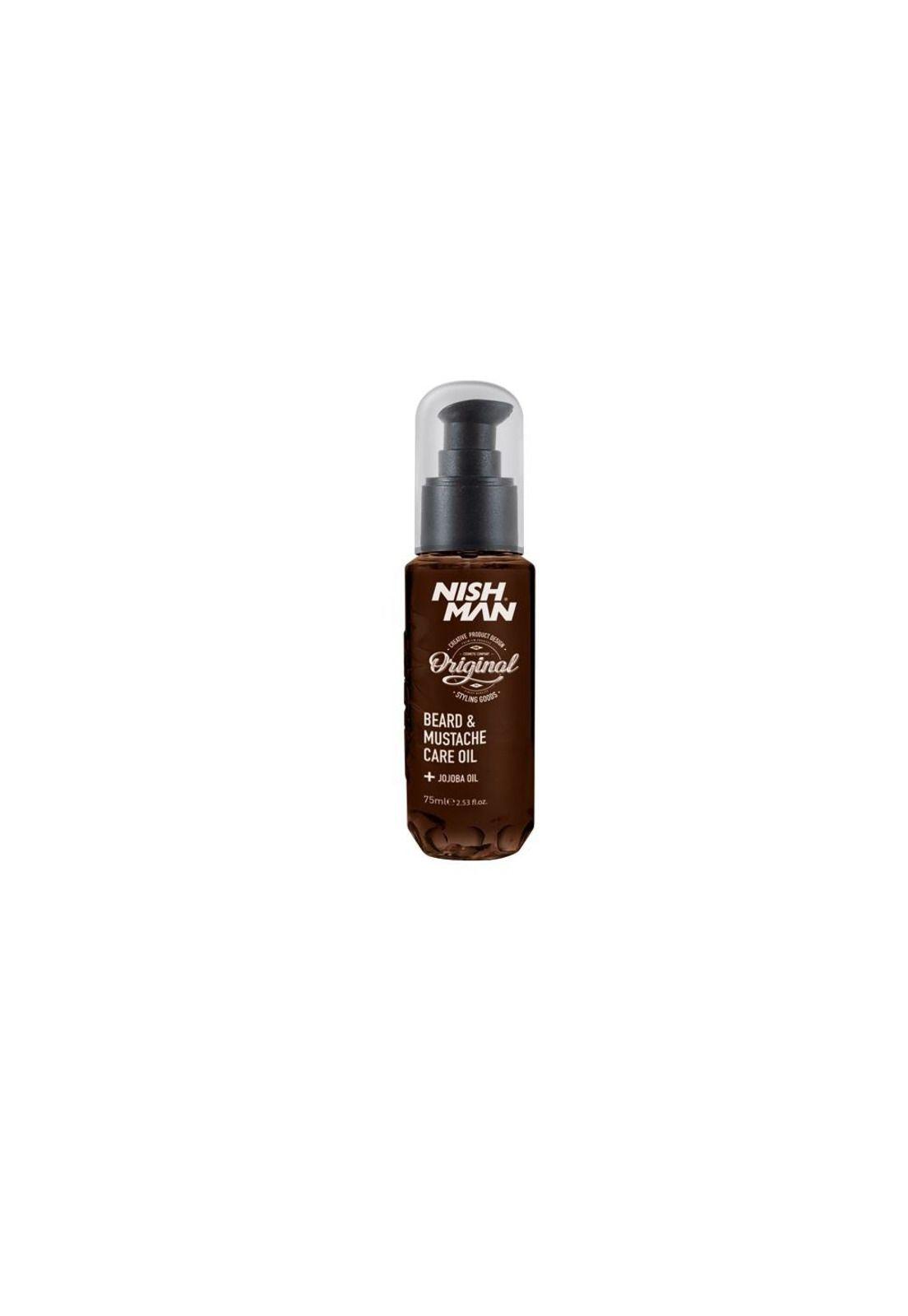 NishMan Aceite para el Cuidado de Barba y Bigote 75ml-1