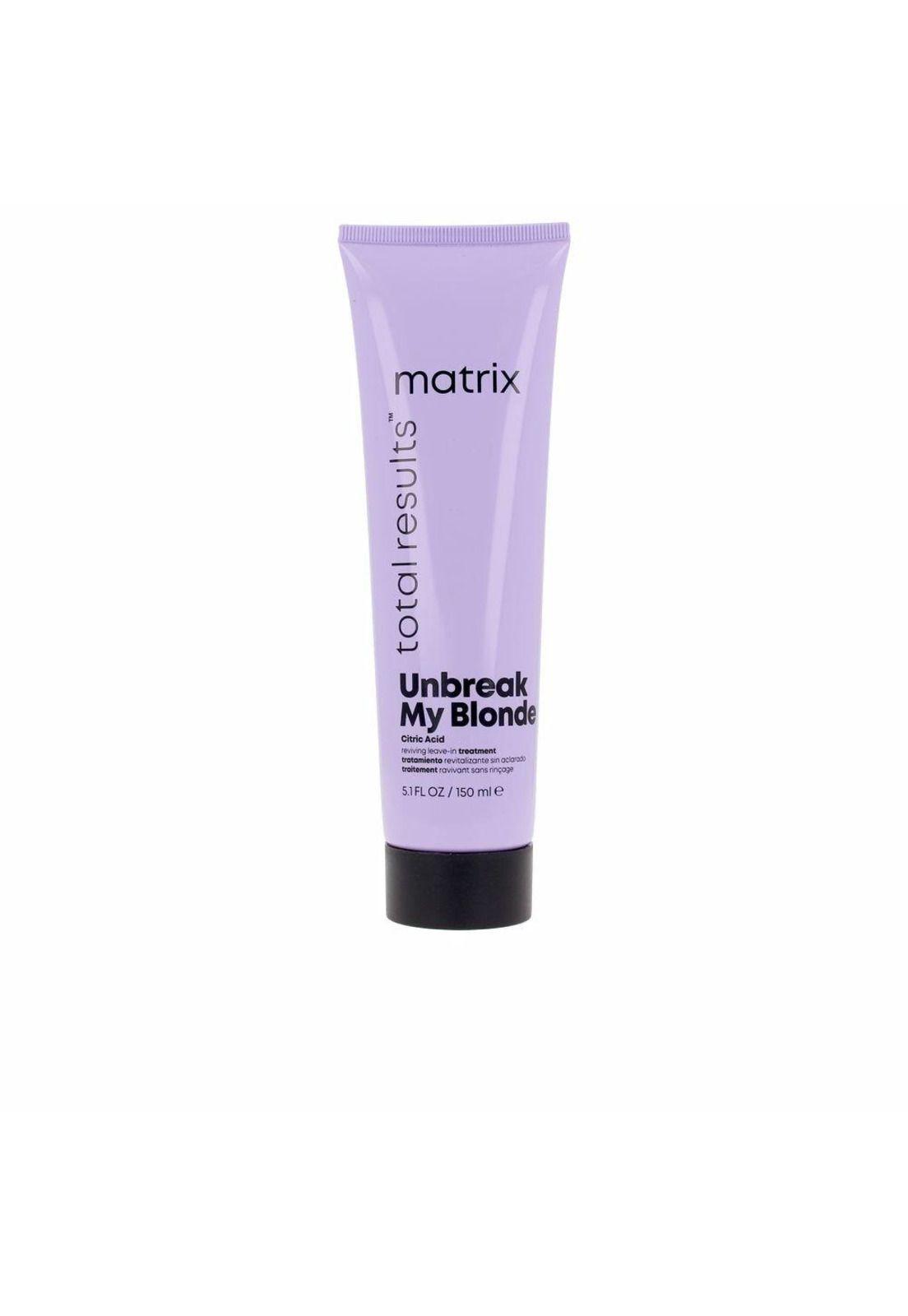 Crema Para Peinar Matrix Cabello Rubio Decolorardo Sin Sulfatos Unbreak my Blonde 150 ML-1