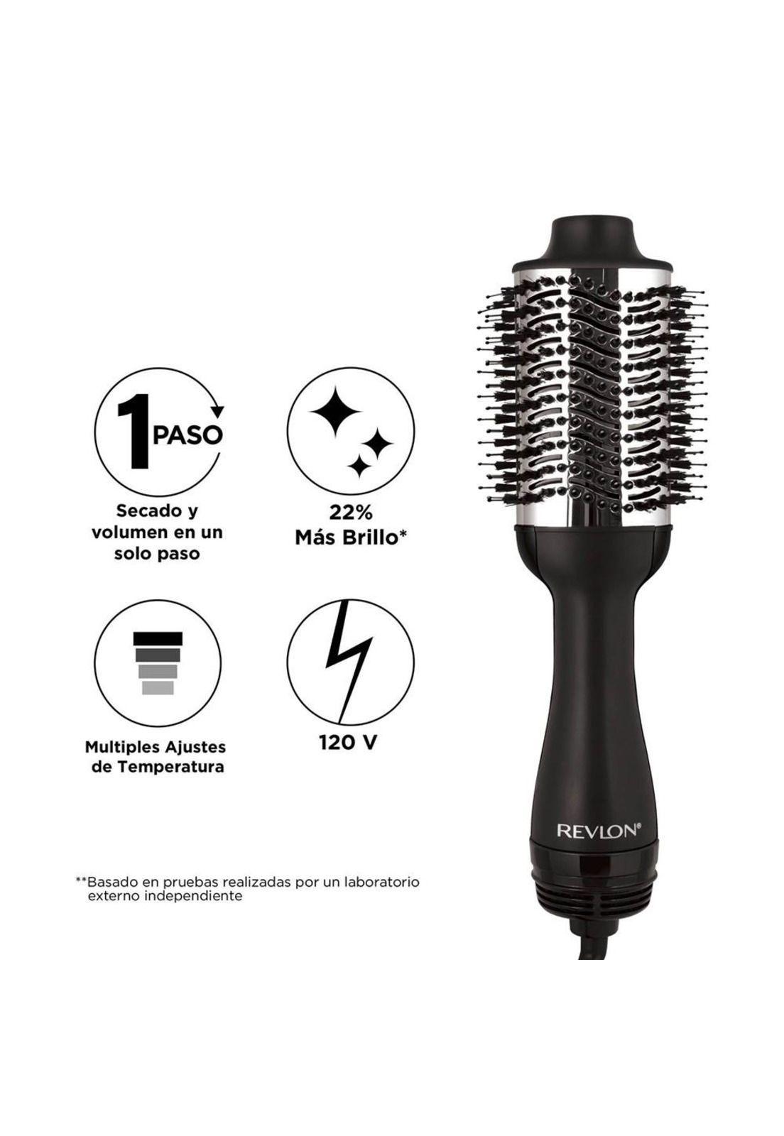 Revlon Cepillo One Step Secador Y Voluminizador Edicion Titanio-4